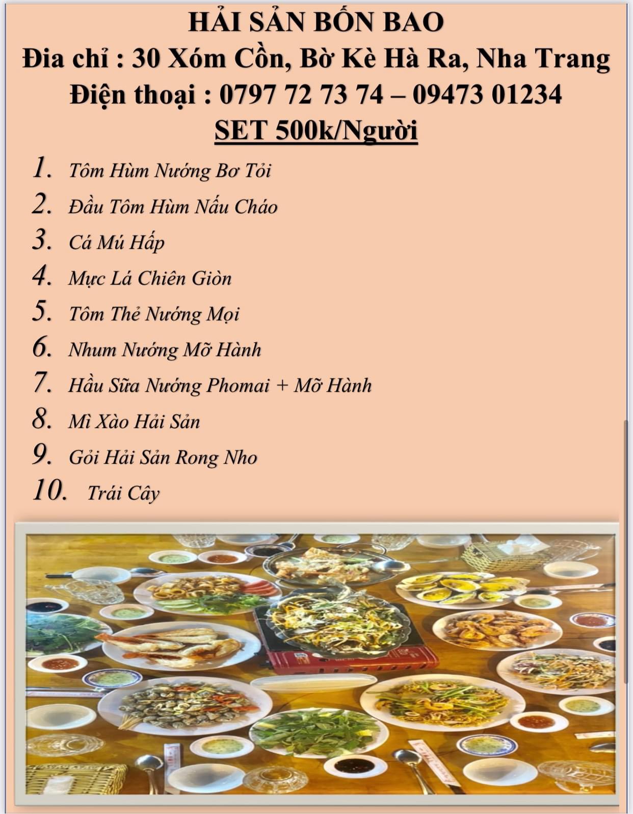 Set 500k/người